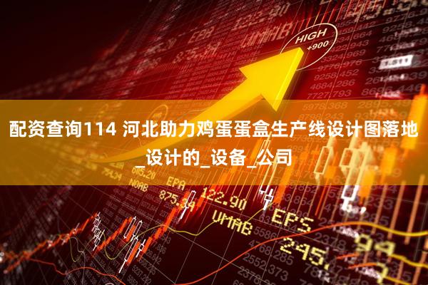 配资查询114 河北助力鸡蛋蛋盒生产线设计图落地_设计的_设备_公司